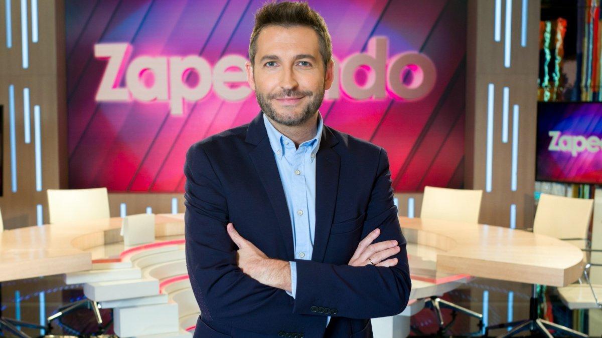 Frank Blanco en el plató de 'Zapeando'.