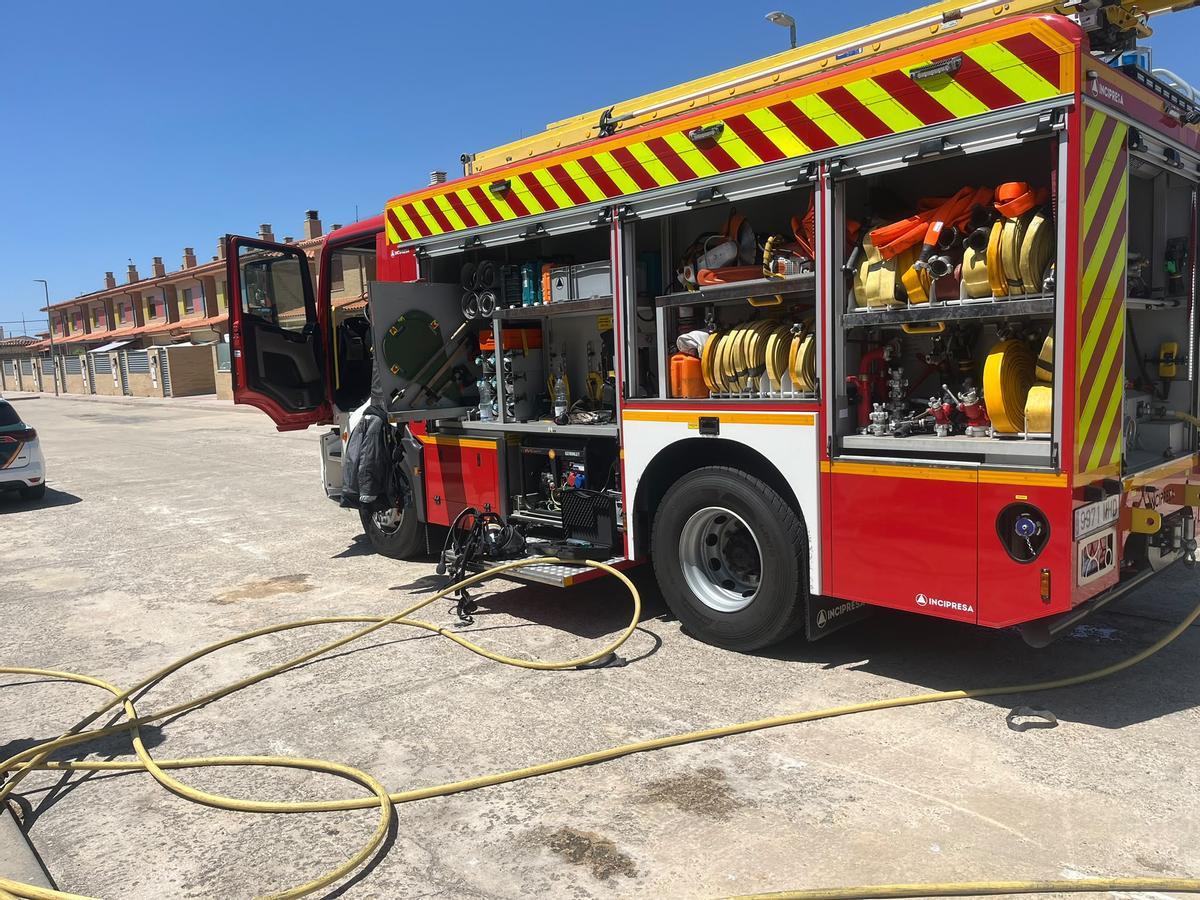 Camión de bomberos de la Diputación de Zamora.