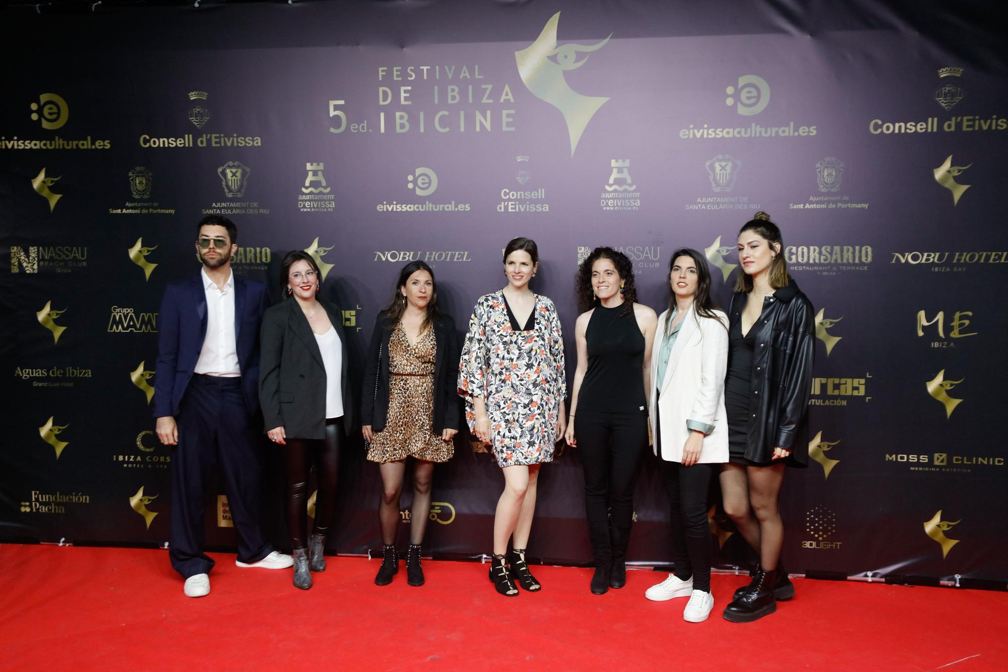 La alfombra roja y gala de clausura del festival Ibicine de Ibiza.