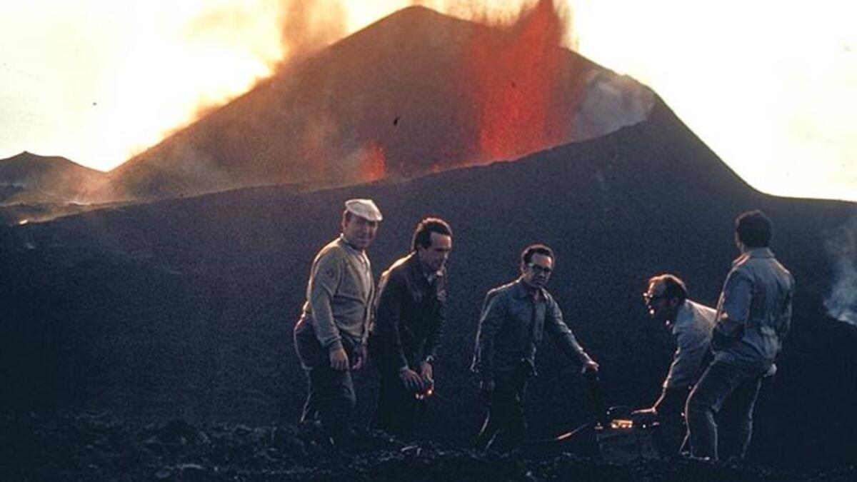 Erupción del Teneguía en La Palma.