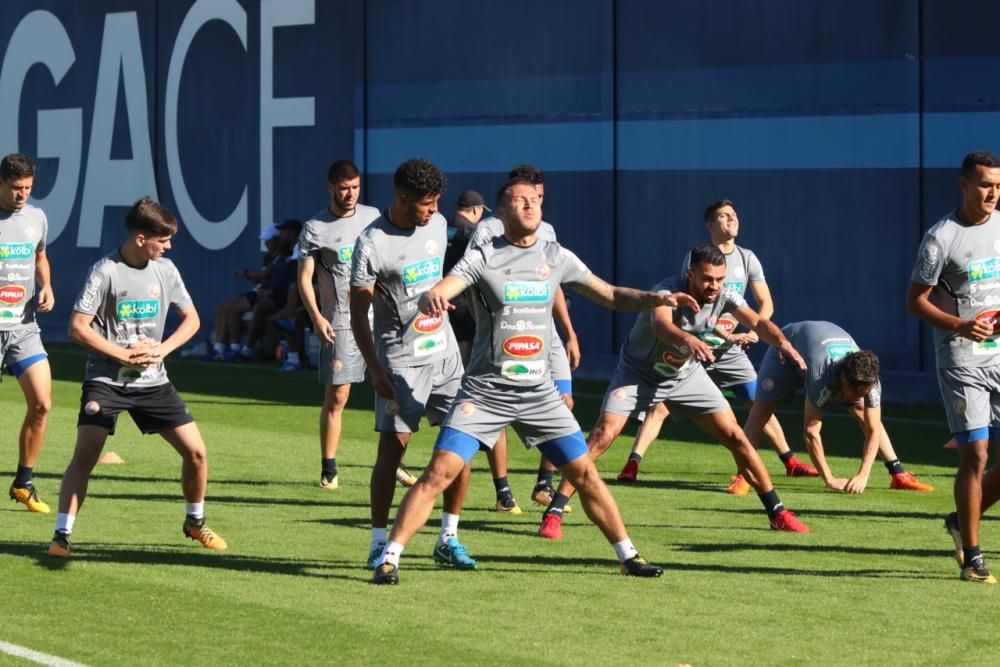 Entrenamiento de la selección de Costa Rica en Málaga