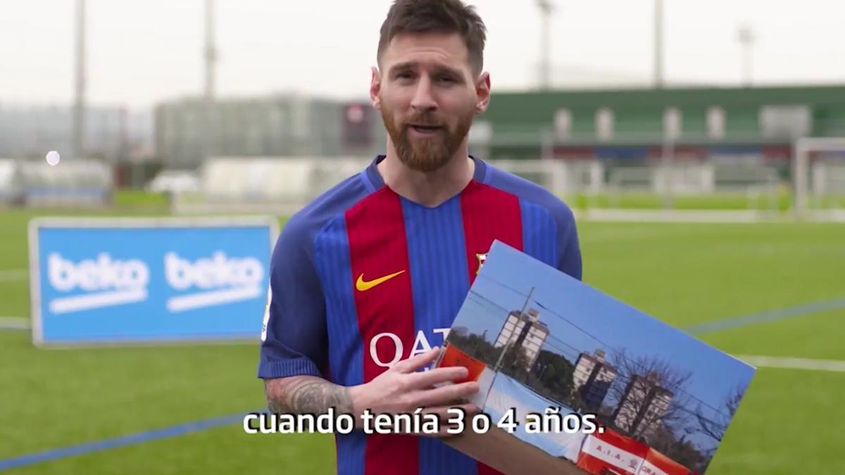 Messi, en el cortometraje.