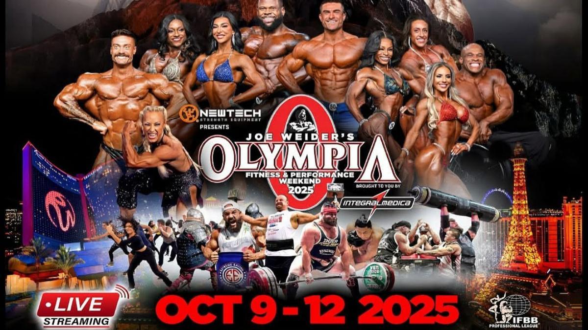 Horarios y dónde ver el Mr Olympia 2025 en Las Vegas
