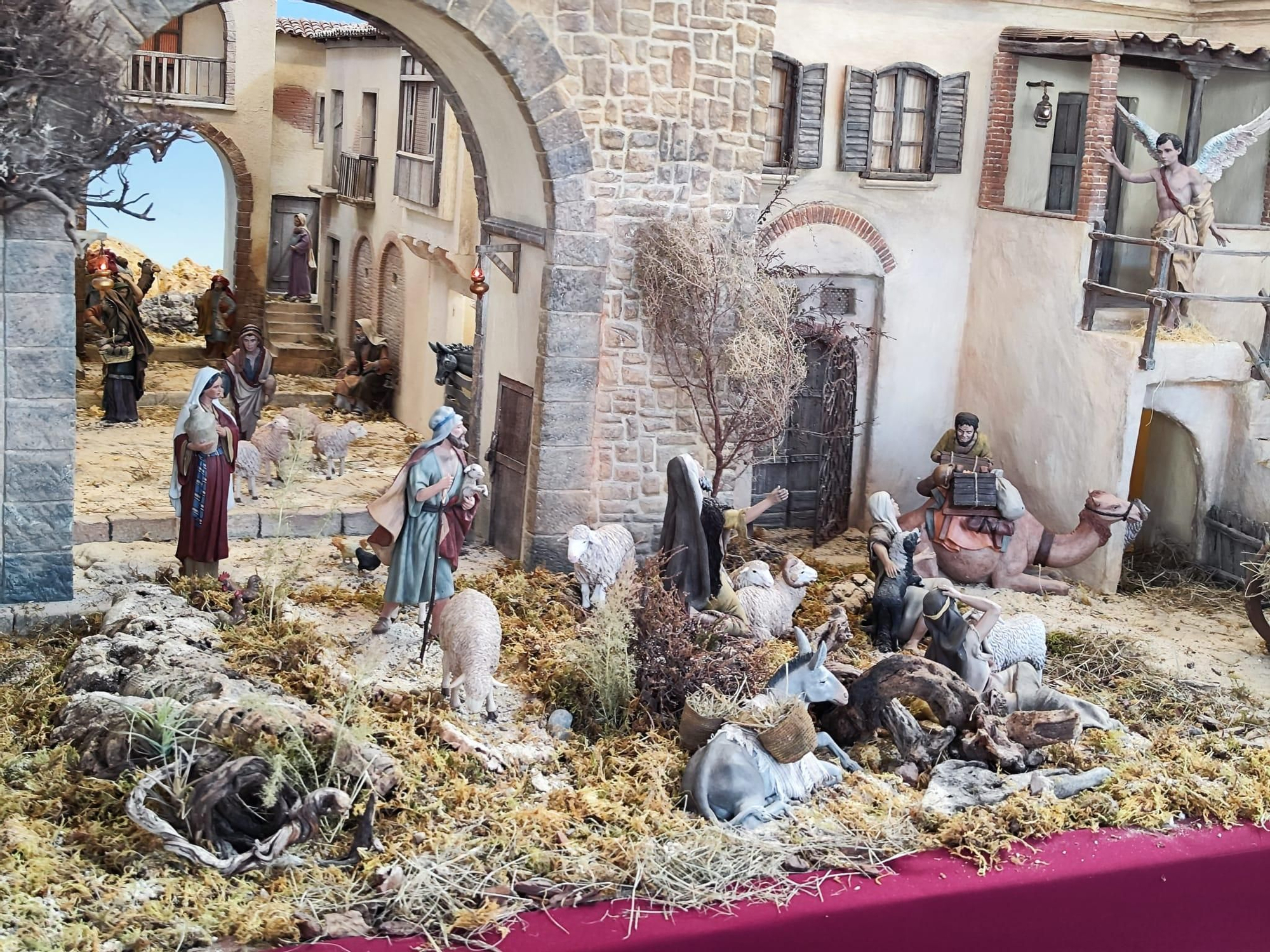 Belenes más accesibles y sostenibles en la ruta estrella de la Navidad maliaya
