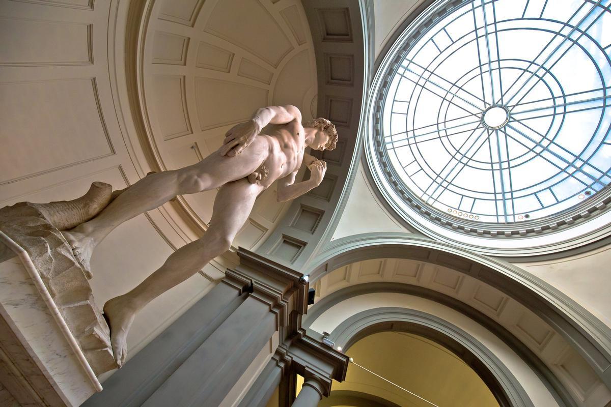 La escultura del David de Miguel Ángel de Florencia
