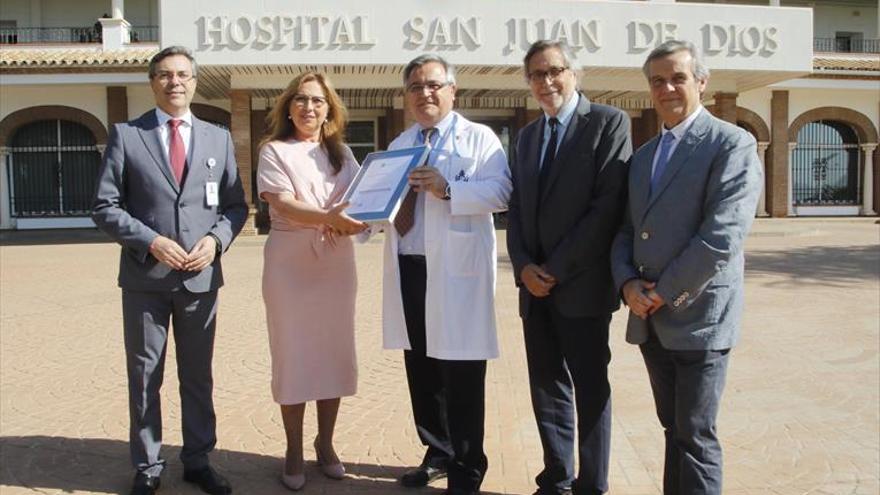 El hospital San Juan de Dios logra el sello de calidad nivel avanzado