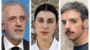Fernando Trueba, Elena Martín Gimeno y Javier Giner.