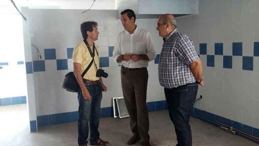 Visita a las obras del colegio Virgen del Castillo.