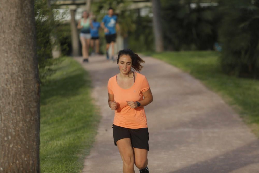 El cauce del río se llena de deportistas