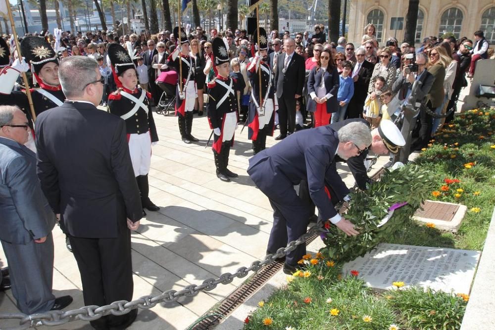 Acto de homenaje a los granaderos marrajos de Cart