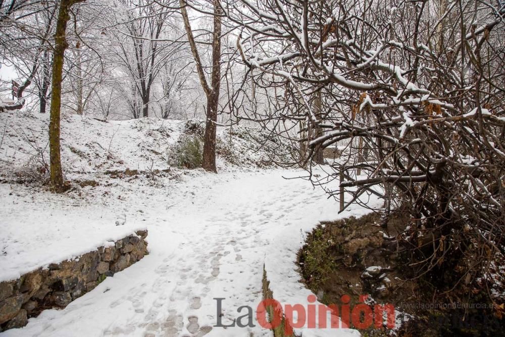 Nieve en las Fuentes del Marqués de Caravaca