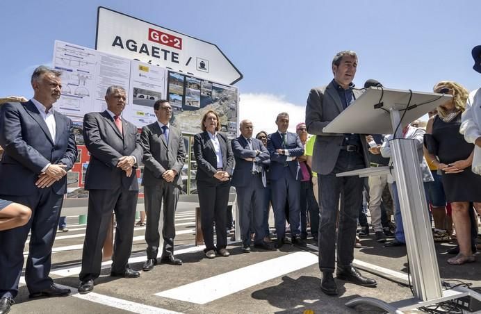 LAS PALMAS DE GRAN CANARIA A 03/07/2017 Apertura al tráfico del último tramo de la primera fase de la carretera de la Aldea. FOTO: J.PÉREZ CURBELO