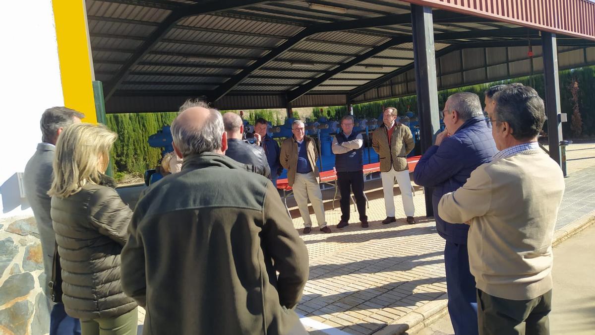 Acto de celebración de la nueva superficie regable.