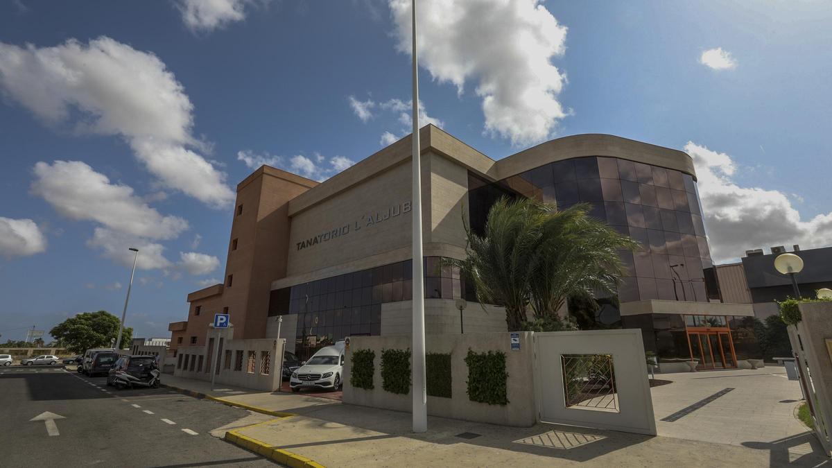 Tanatorio de l'Aljub, en Elche