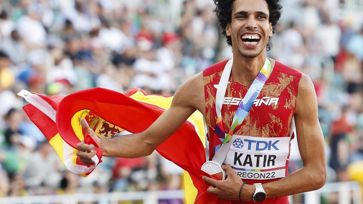 Mohamed Katir, bronce en los 1.500 metros del Mundial de Atletismo