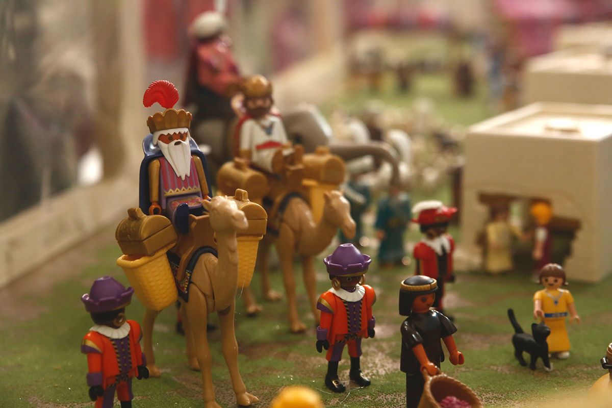 El Jardín Botánico celebra la Navidad con un belén de Playmobil