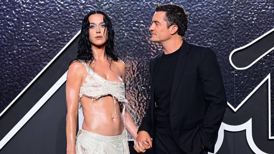 Katy Perry y Orlando Bloom en los MTV Awards