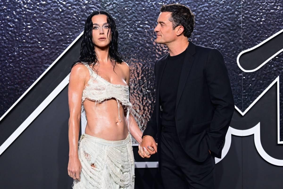 Katy Perry y Orlando Bloom en los MTV Awards