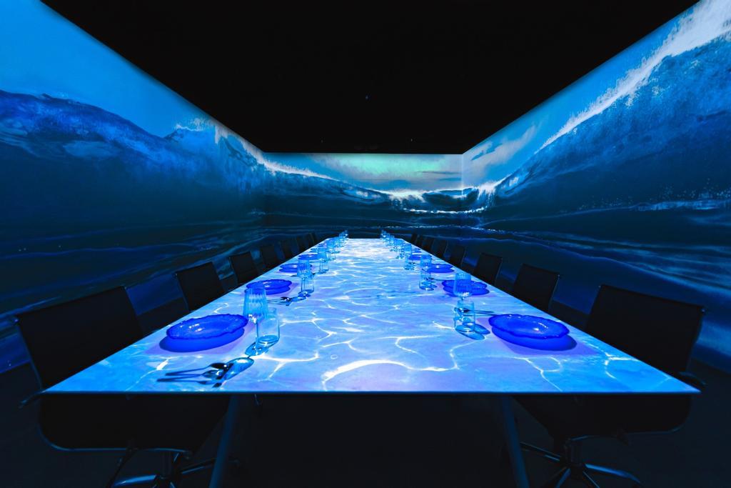 Sala del restaurante Sinestesia