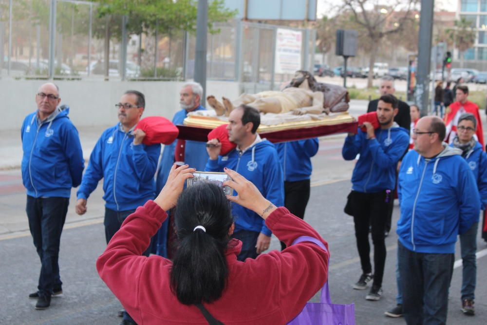 Traslado del Cristo Yacente de la Corporación de Sayones