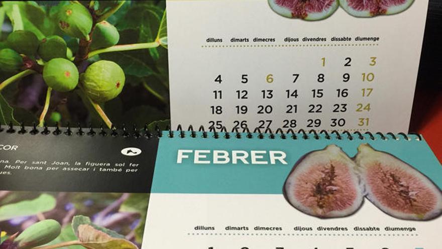 Un calendario de 2016 para conocer los higos mes a mes.