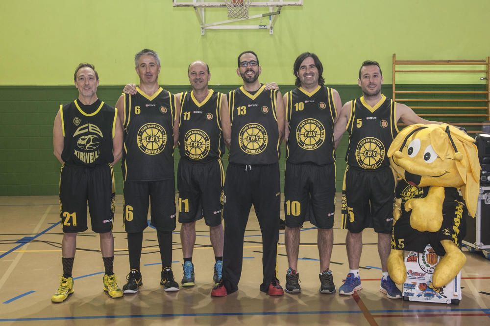 Equipos del club de baloncesto de Xirivella.