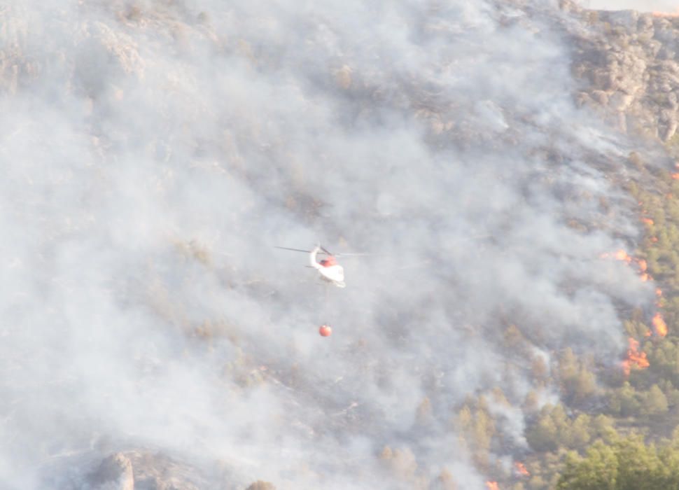 Incendio en la Sierra del Molino