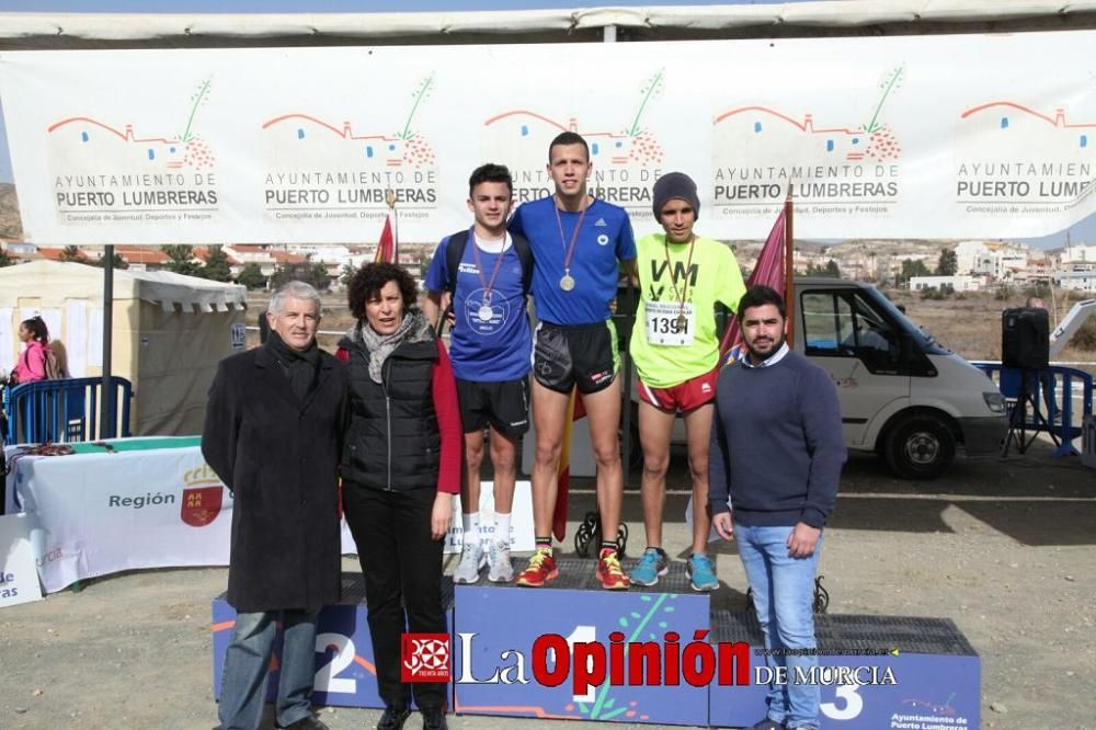 Final Regional de Cross Escolar: entrega de medallas