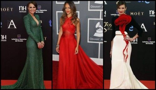 Los mejores vestidos de las alfombras rojas de 2013