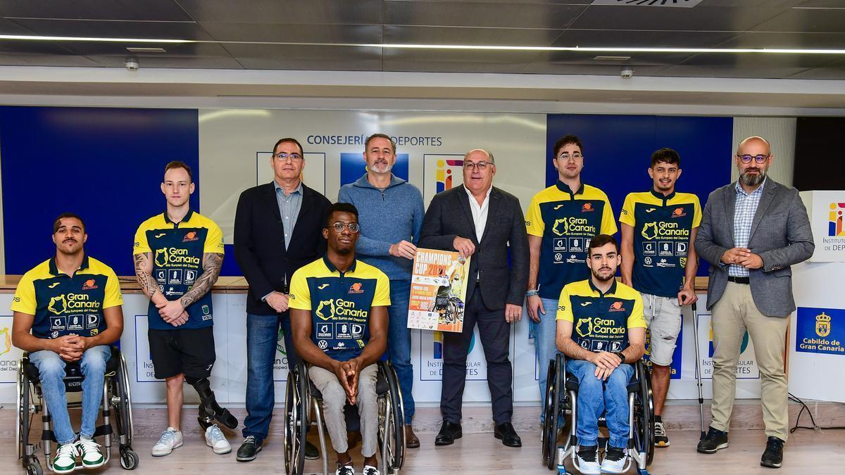 Foto de familia de la presentación de la Champions Cup 2023