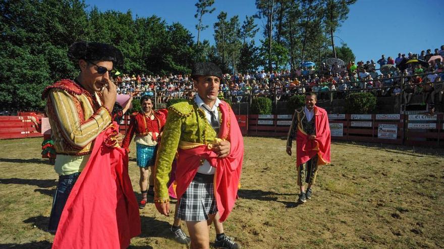 El paseíllo antes de la faena.