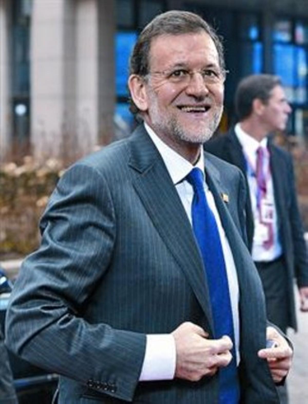 El president espanyol Mariano Rajoy a l’arribar a la cimera, ahir. El president espanyol Mariano Rajoy a l’arribar a la cimera, ahir.