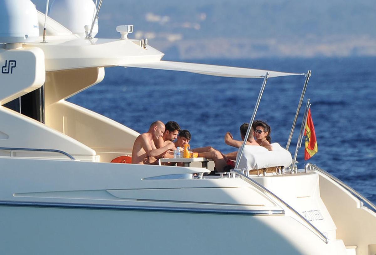 Zinedine Zidane, vacaciones en familia en Ibiza