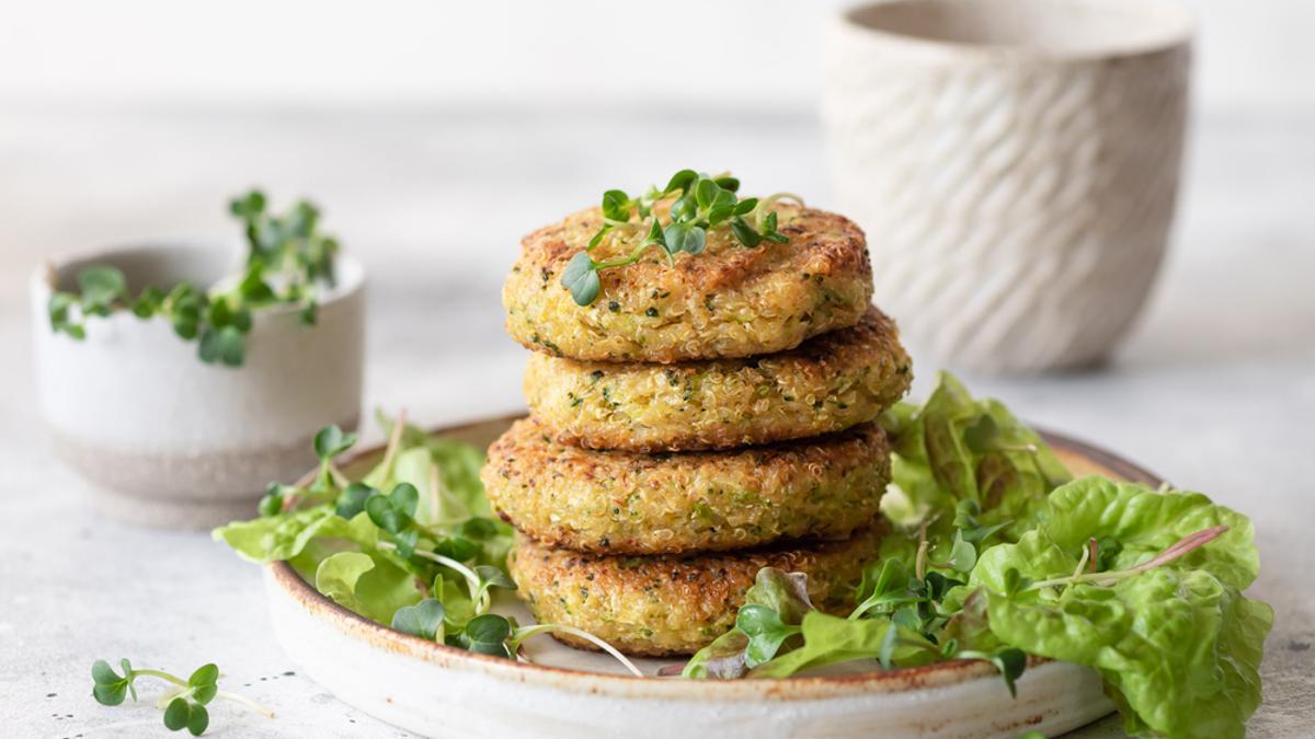 Tortitas de verdura fáciles de cocinar.