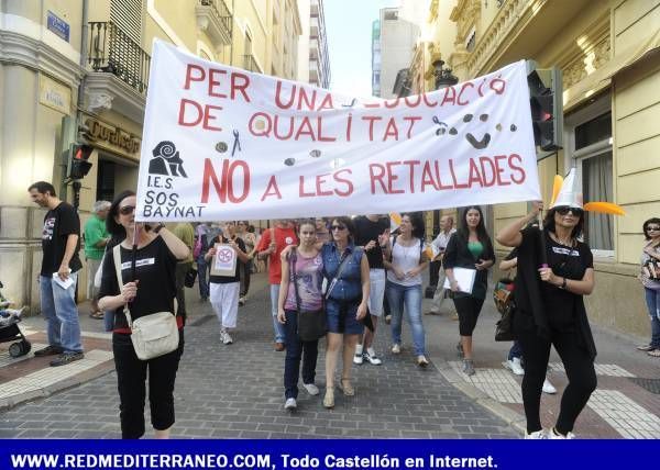 CASTELLÓN SALE A LA CALLE EN PRO DE LA EDUCACIÓN