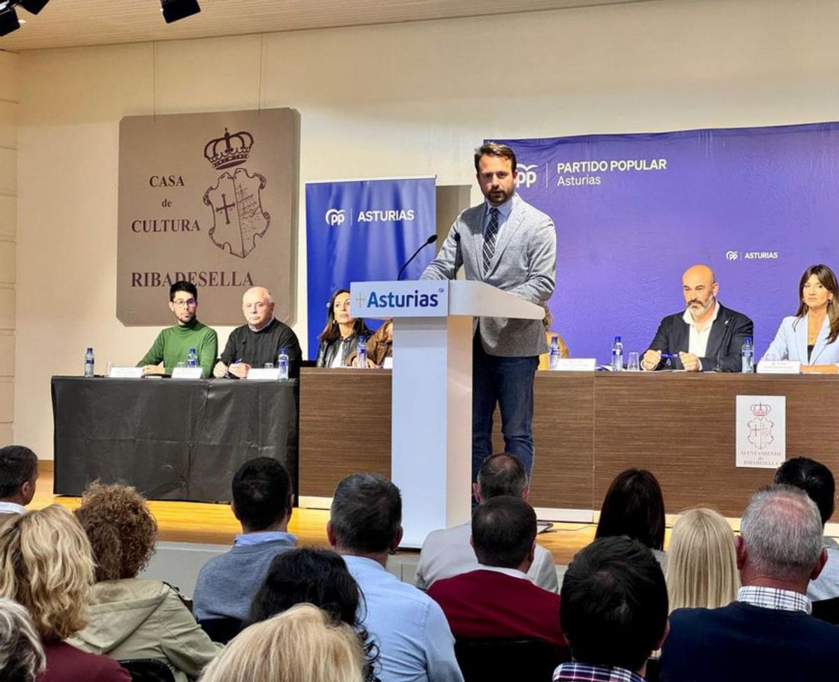 Álvaro Queipo, durante su intervención.