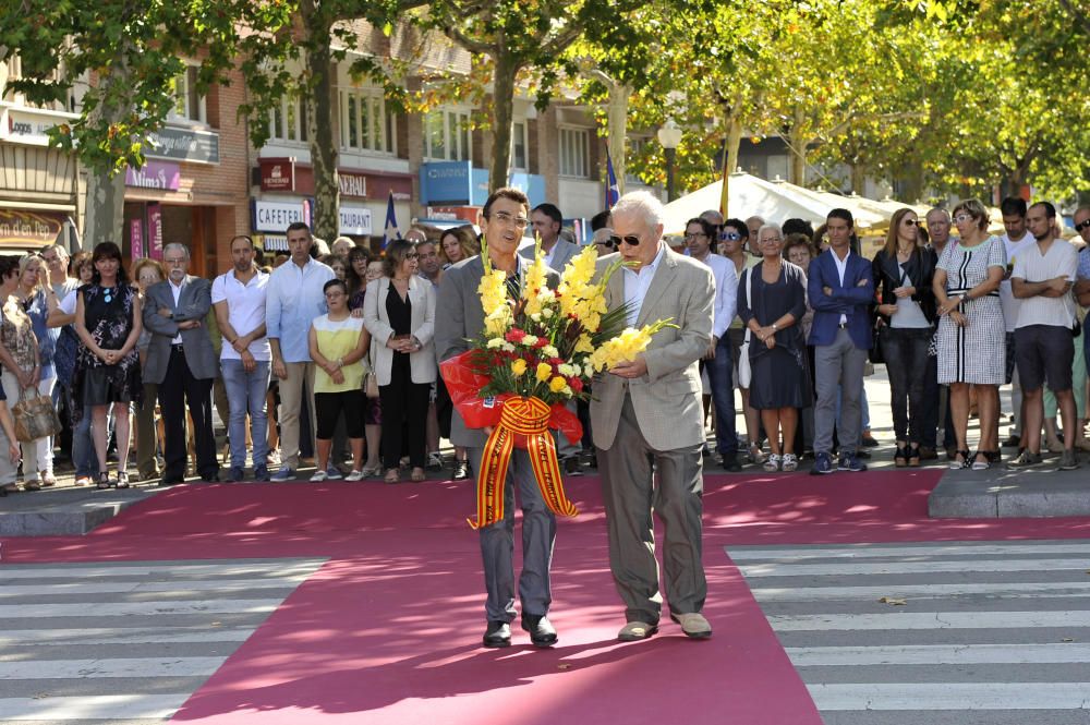 Les ofrenes de la Diada a Manresa