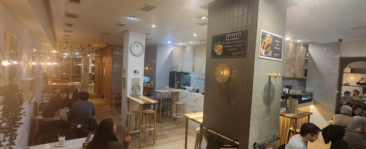 El interior del local, en una imagen cedida por Natalia Barros.