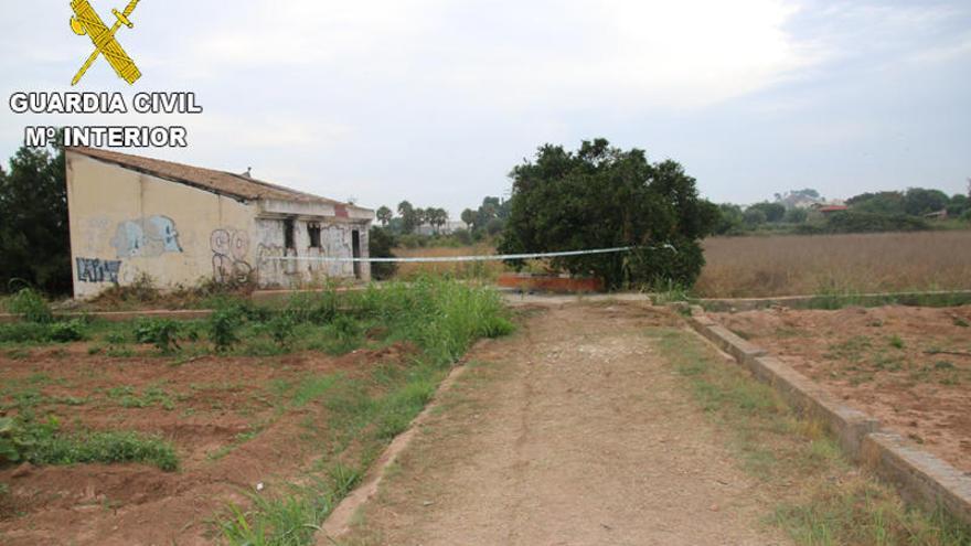 Caseta del Puig donde se produjo el crimen.