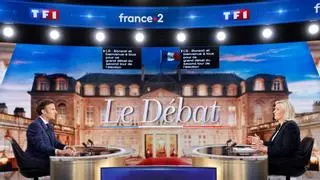 Debate Macron-Le Pen: clásico en la televisión de Francia