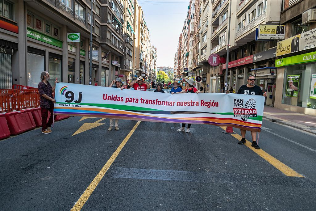 Las marchas de la dignidad este 9 de junio, en imágenes