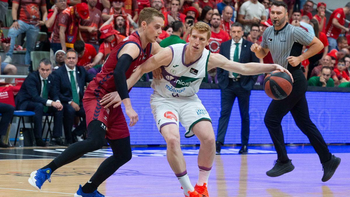 Alberto Díaz, en el tercer partido de 'semis ante UCAM Murcia