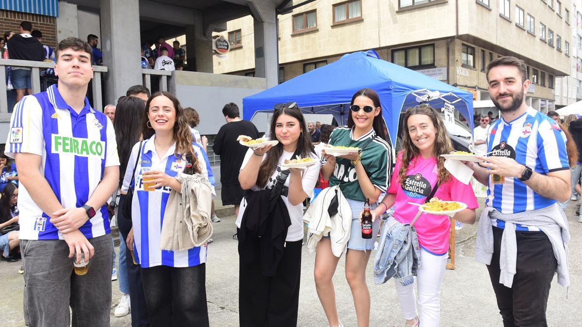 Día de las Peñas en Riazor