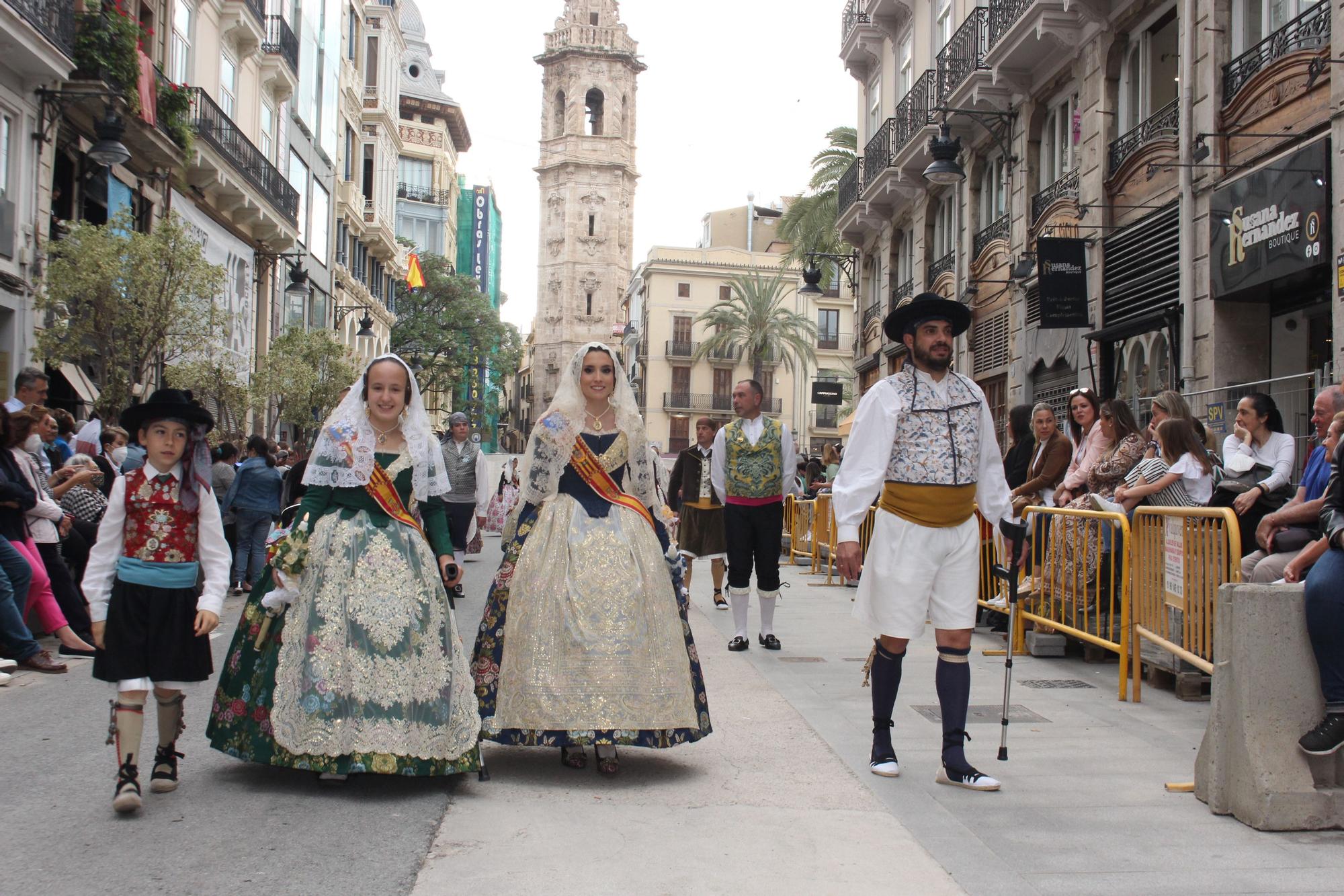 La fuerza de las Fallas en la Procesión de la Virgen (III)