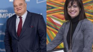 Sergi Loughney i Esther Planas.