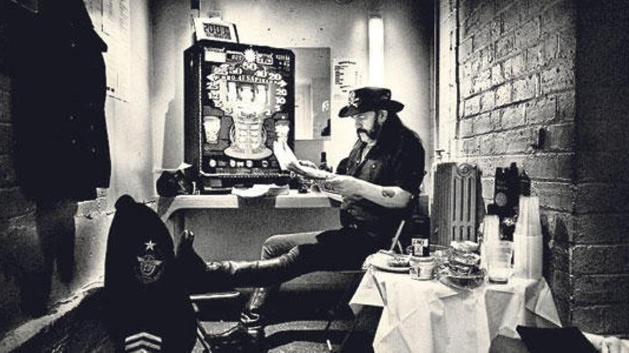 Lemmy Kilmister, líder de la banda de heavy metal Mötorhead.