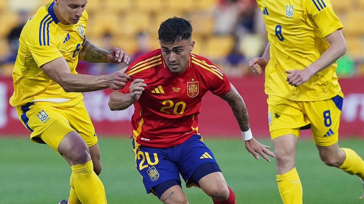 Moleiro con la selección sub-21