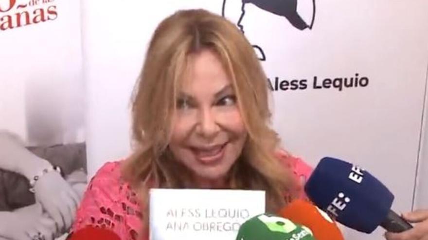 El lapsus de Ana Obregón en la Feria del Libro de Madrid: &quot;El cáncer salva vidas&quot;