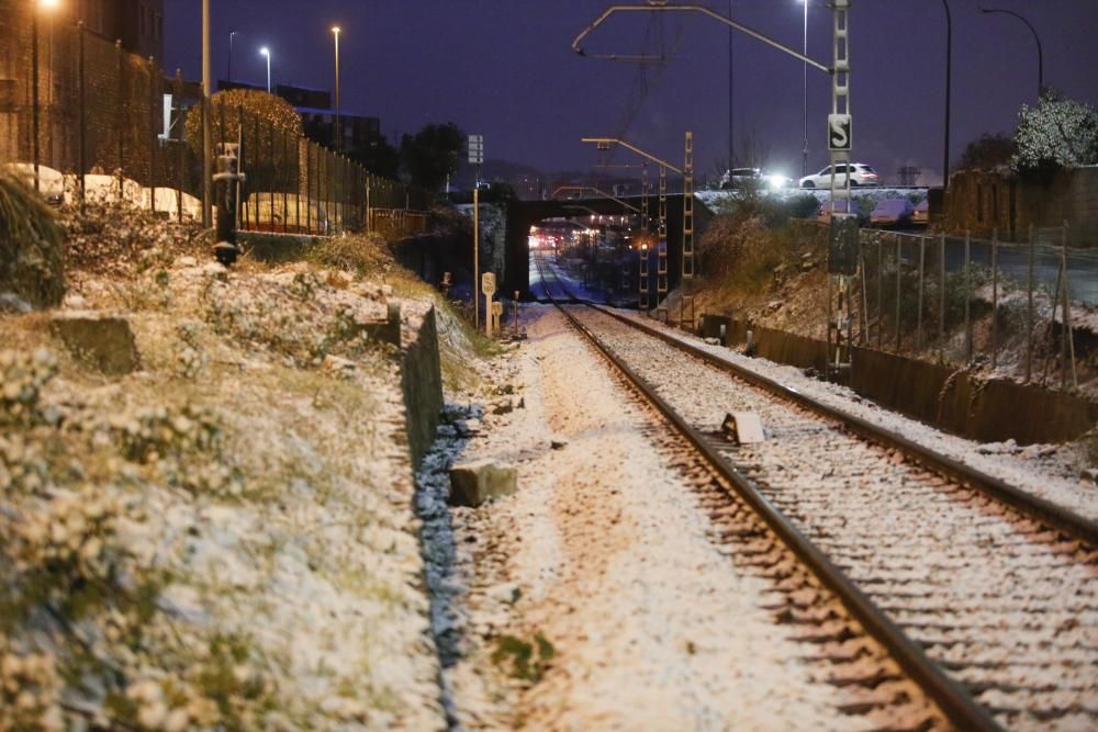 ¡Llega la nieve a Avilés!