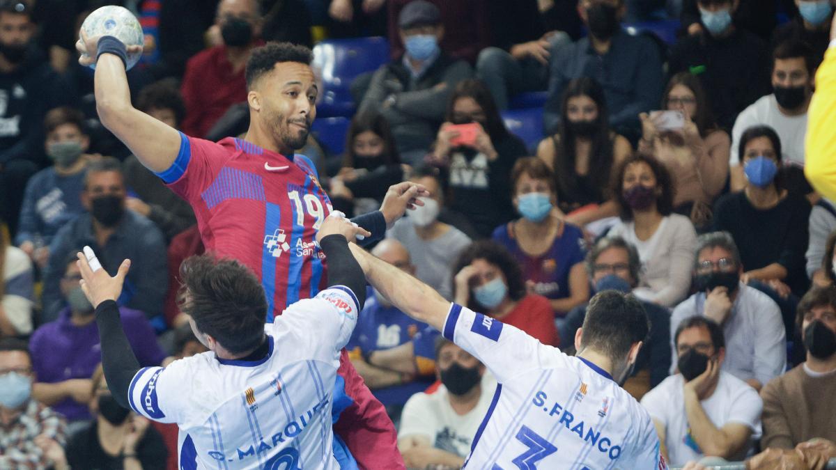 N'Guessan, esta temporada ante el Granollers